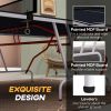 Soozier Full Size Ping Pong Table, Foldable, w/ accessories