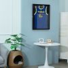 Jersey Frame Display Case w/ Lengthened Hanger, Brown