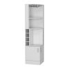 Bar Cabinet Papprika, 8 Wine Cubbies, White Finish