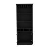 70"H Bar Cabinet w/ Wine Rack, Upper doors, Storage Shelves