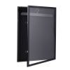 Jersey Frame Display Case w/ Lengthened Hanger, Black