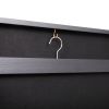 Jersey Frame Display Case w/ Lengthened Hanger, Black