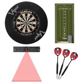 Viper Dead-On Bristle Board, Chalk Score, Steel Tip & Defender