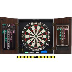 Viper Vault Deluxe Cabinet, Shot King Sisal Board & Illumiscore