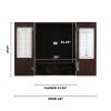 Viper Shot King Dartboard, Espresso Cabinet & Buster Lights
