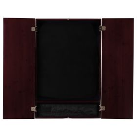 Viper Metropolitan Soft Tip Dartboard Cabinet Mahogany