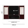 Viper Shot King Dartboard, Mahogany Cabinet & Buster Lights