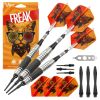Viper The Freak Soft Tip Knurled,18 G & Deluxe Pink Dart Case