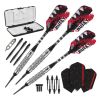 Viper Bully 80% Tungsten Soft Tip Dart Set 5 Knurled Rings