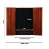 Viper Solar Blast Electronic Dartboard & Cinnamon Cabinet