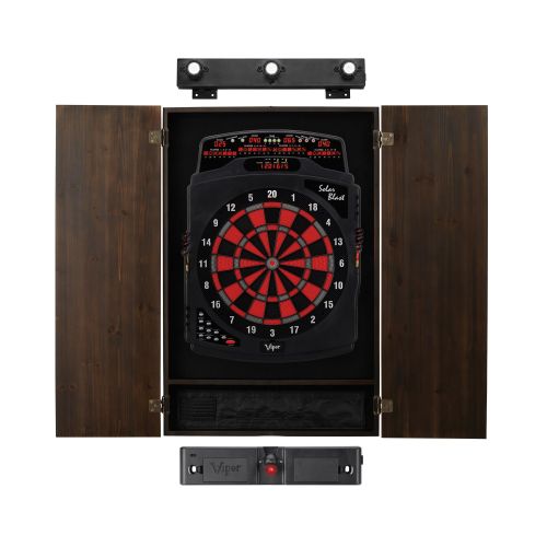 Viper Solar Blast Board, Espresso Cabinet, Line Light & Busters