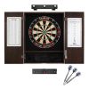 Viper League Sisal Board, Espresso Cabinet, Lights & Line Mark