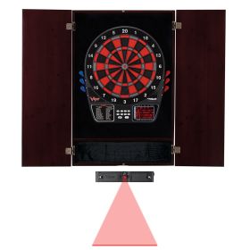 Viper Mahogany Soft Tip Dart Cabinet, 797 Electric Board, & Line