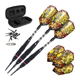 Viper Jaguar 80% Tungsten Soft Tip Darts 2 Knurled Rings