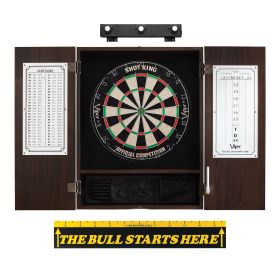 Viper Shot King Board, Espresso Cabinet, Bull Starts Here Mark