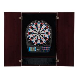 Viper Mahogany Soft Tip Dart Cabinet & 787 Electric Board