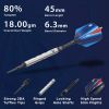 Viper Sidewinder 80% Tungsten Soft Tip Darts Shark Fin Barrel