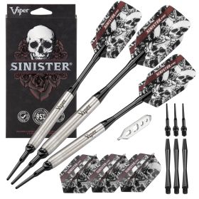 Viper Sinister 95% Tungsten Soft Tip Darts Smooth Barrel