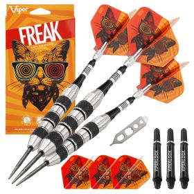 Viper The Freak Steel Tip Darts Knurled and Shark Fin Barrel