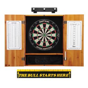 Viper Shot King Board, Oak Cabinet, Bull Starts Here Line Mark
