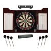 Viper League Sisal Board, Mahogany Cabinet, Lights & Mat