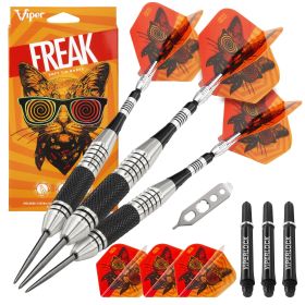 Viper The Freak Steel Tip Darts Knurled and Grooved Barrel