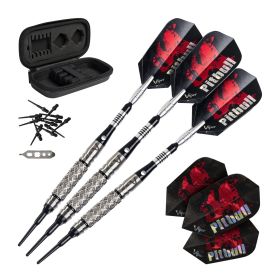 Viper Pitbull 90% Tungsten Soft Tip Darts Diamond Cut & Shark