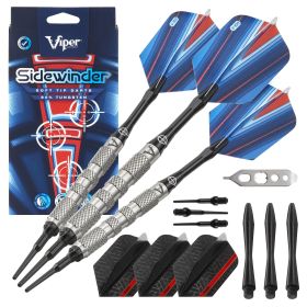 Viper Sidewinder 80% Tungsten Soft Tip Darts Knurled Barrel