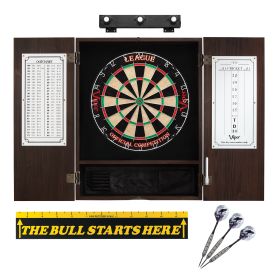 Viper League Sisal Board, Espresso Cabinet, & Bull Starts Here