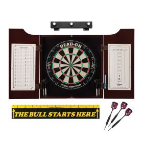 Viper Dead On Sisal Dartboard, Hudson Cabinet, & Light Bundle