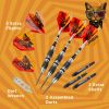 Viper The Freak Steel Tip Darts 3 Knurled Rings Barrel