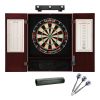 Viper League Sisal Board, Mahogany Cabinet, Lights & Dart Mat