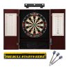 Viper League Sisal Board, Mahogany Cabinet, & Bull Starts Here