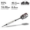 Viper Sinister 95% Tungsten Soft Tip Darts Smooth Barrel
