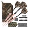 Fat Cat Realtree Hardwoods HD Steel Tip 23 gms & Camo Case