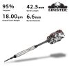 Viper Sinister 95% Tungsten Soft Tip Darts Tapered Barrel