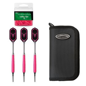 Viper V Glo Soft Tip 18g Pink, Tufflex Tips III- Neon Pink 100ct.