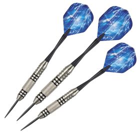 Viper Silver Thunder Steel Tip Darts (Color: Black, size: 24 Grams)