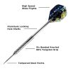 Viper Jackal 80% Tungsten Steel Tip Darts In Wallet