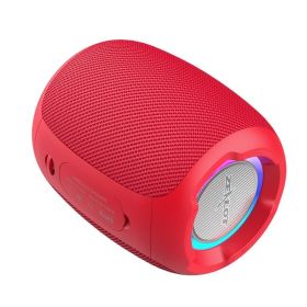 S53 Mini Speaker Wireless Column Waterproof HIFI Subwoofer (Ships From: China, Color: S53-Red)