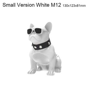 Wireless BT Speaker Portable FM Heavy Bass 3D Sound Quality (Color: M12 Small White)