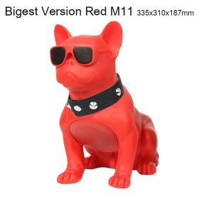 Wireless BT Speaker Portable FM Heavy Bass 3D Sound Quality (Color: M11 Bigest Red)