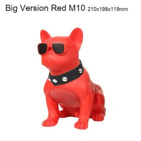 Wireless BT Speaker Portable FM Heavy Bass 3D Sound Quality (Color: M10 Big Red)