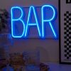 1pc, BAR Neon Light, LED Business Sign w switch, w/o Battery