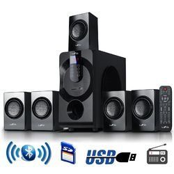 beFree Sound 5.1 Channel Bluetooth Speaker System, Black (SKU: BFS460)