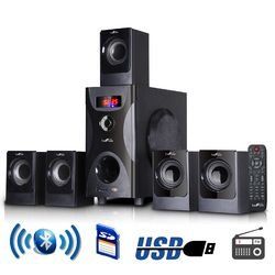 beFree Sound 5.1 Channel Bluetooth Speaker System, Black (SKU: BFS425)