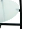 2-layer Tempered Glass End Stand;  Round Coffee Table