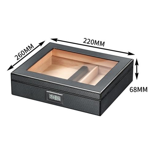 GALINER Cigar Portable Humidors Puro Cedar Wood Case Smoking Accessories Humidifier Cigar Hygrometer For Charuto Box Travel