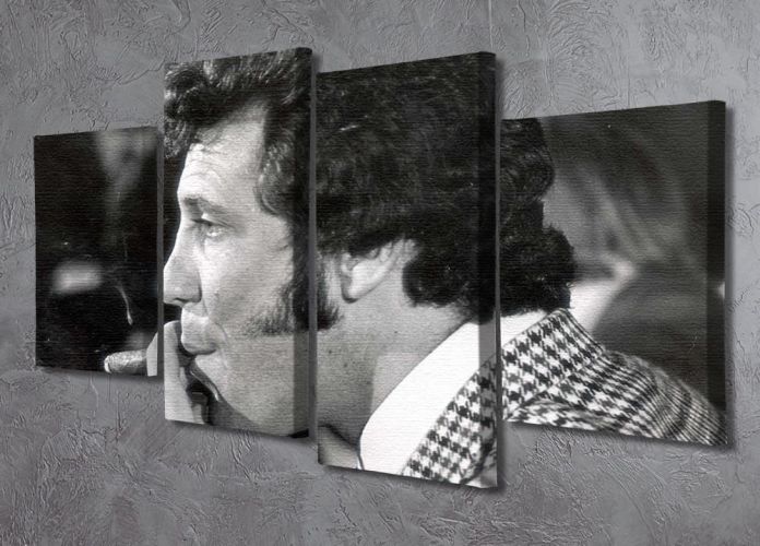 Tom Jones with cigar 4 Split Panel Canvas