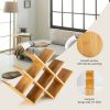 Kitchen Natural Bamboo Wine Rack Display Storage Shelf